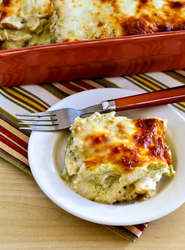 Green Chile and Chicken Mock Enchilada Casserole found on 