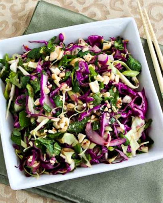 Thai-Style Spicy Low-Carb Cabbage Slaw with Mint and Cilantro found on 