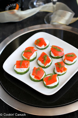 Smoked Salmon Cucumber Bites