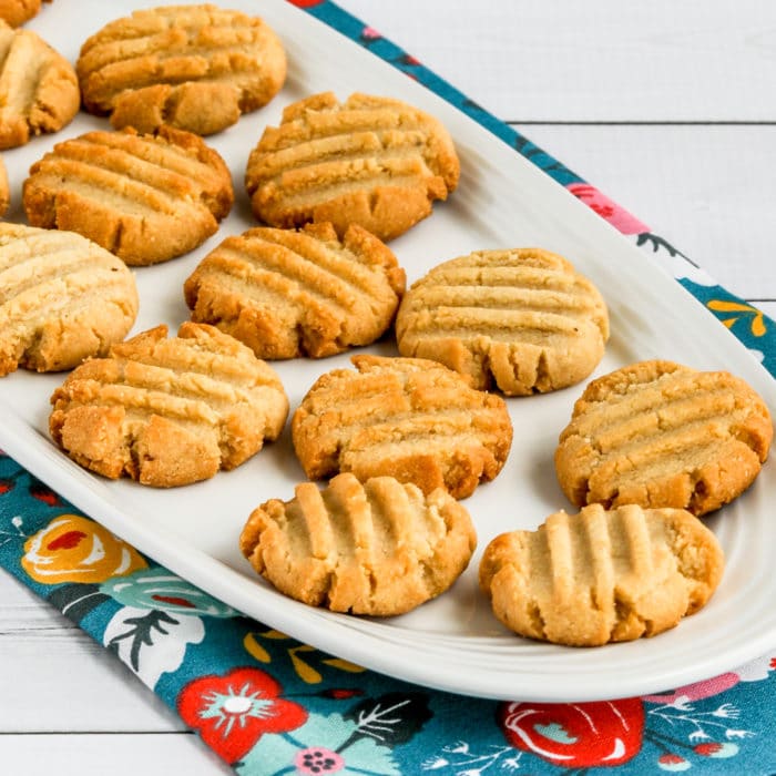 Almond Flour Shortbread Cookies thumbnail image of cookies on plate