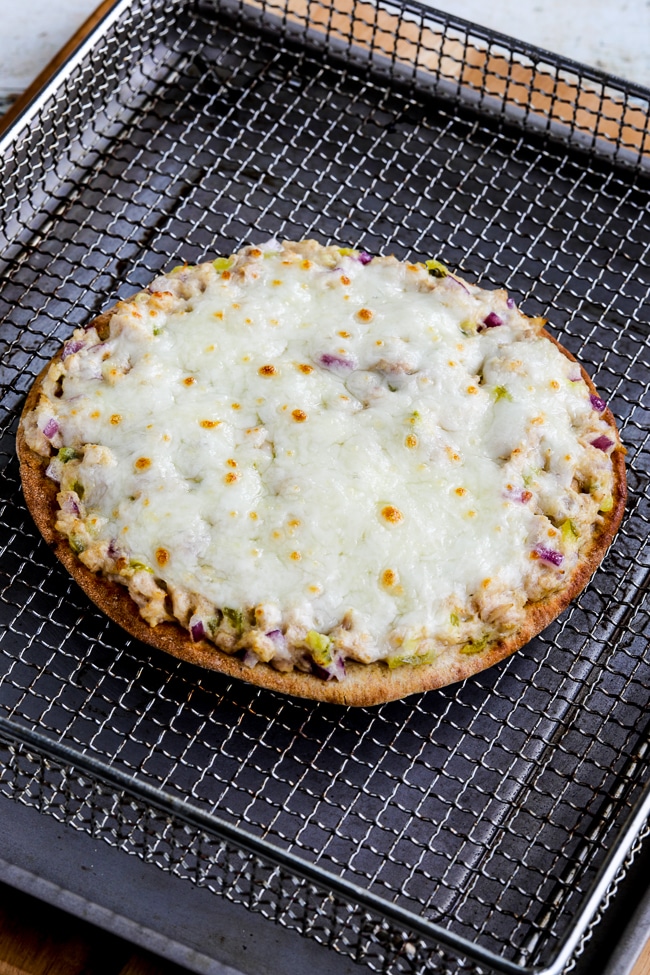 Air Fryer Tuna Melt close-up photo