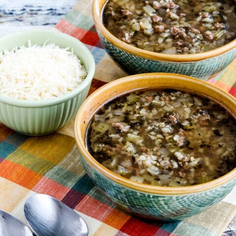 Instant Pot Low-Carb Ground Beef Cauliflower Soup found on 