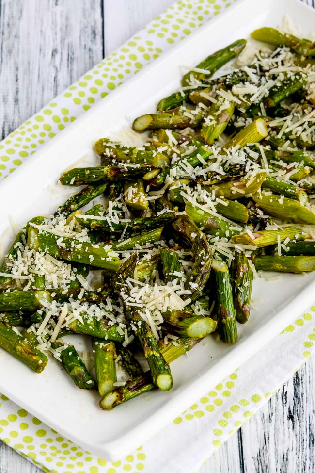 Easy Low-Carb Air Fryer Asparagus with Lemon and Parmesan found on 