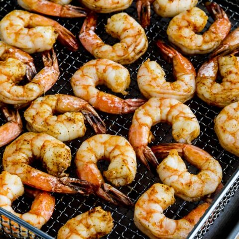 Air Fryer Shrimp close-up photo