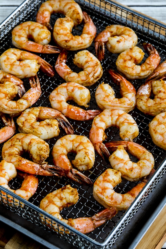 Air Fryer Shrimp close-up photo