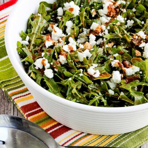 Arugula Salad with Feta and Fresh Tomato-Balsamic Vinaigrette found on 