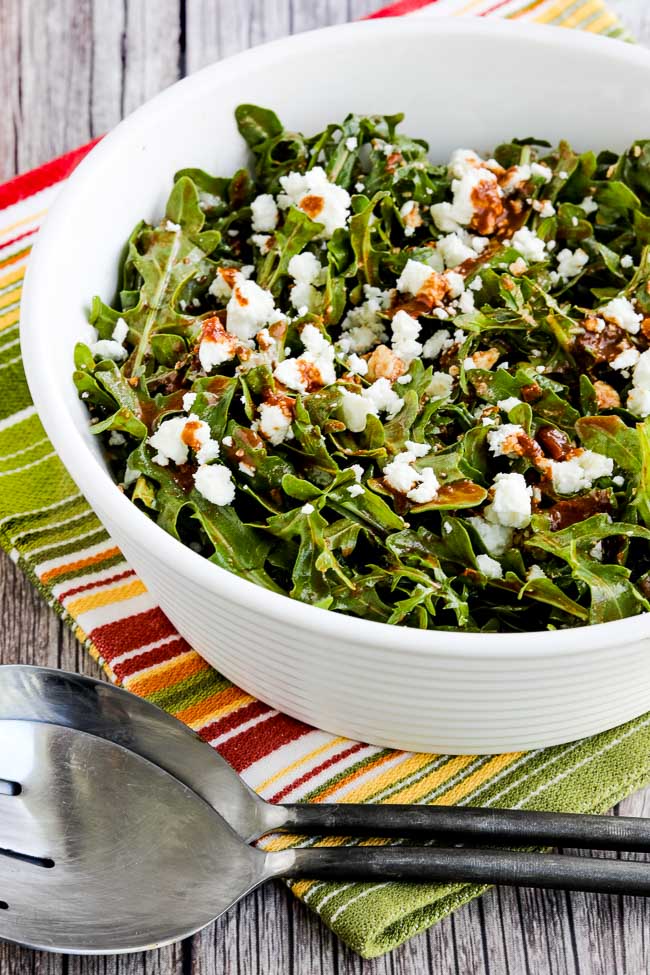 Arugula Salad with Feta and Fresh Tomato-Balsamic Vinaigrette found on 