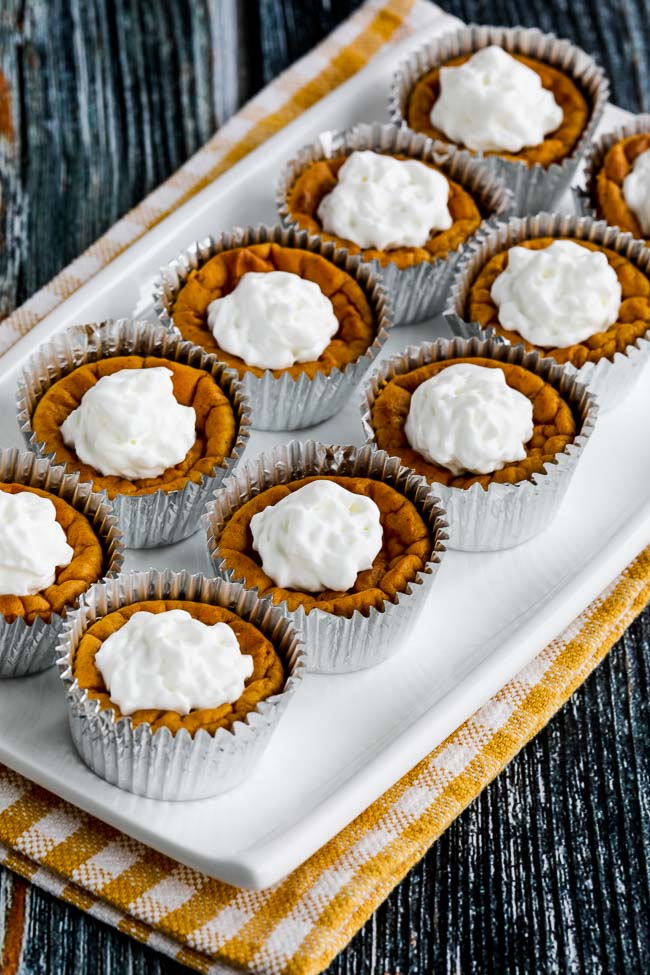 Sugar-Free Spiced Pumpkin Mini Cheesecakes found on 