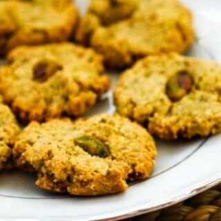 Four-Ingredient Flourless, Sugar-Free Pistachio Cookies