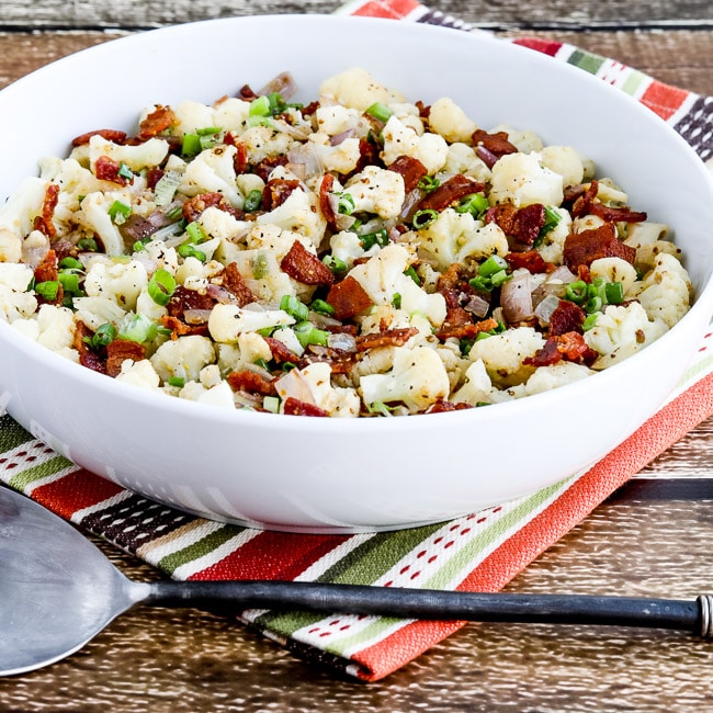 Bacon and Shallot German Mock Potato Salad thumbnail photo