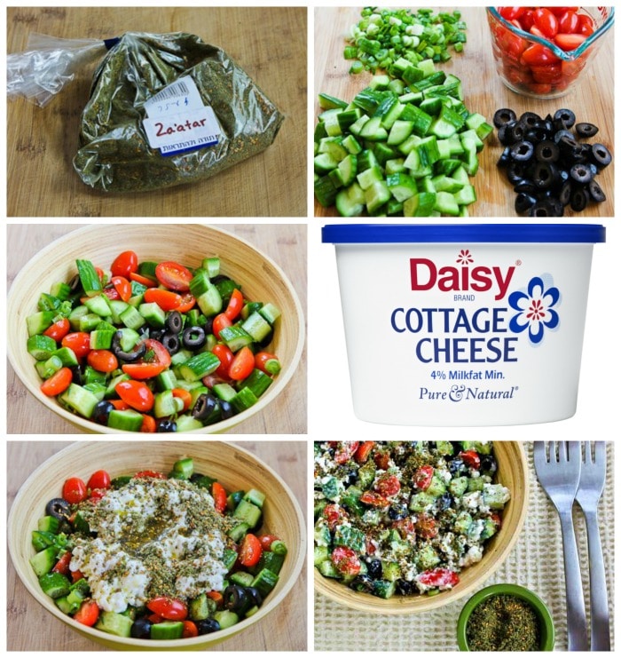 Effie's Cottage Cheese Salad with Za'atar