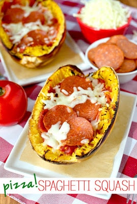 Pizza Spaghetti Squash from Iowa Girl Eats