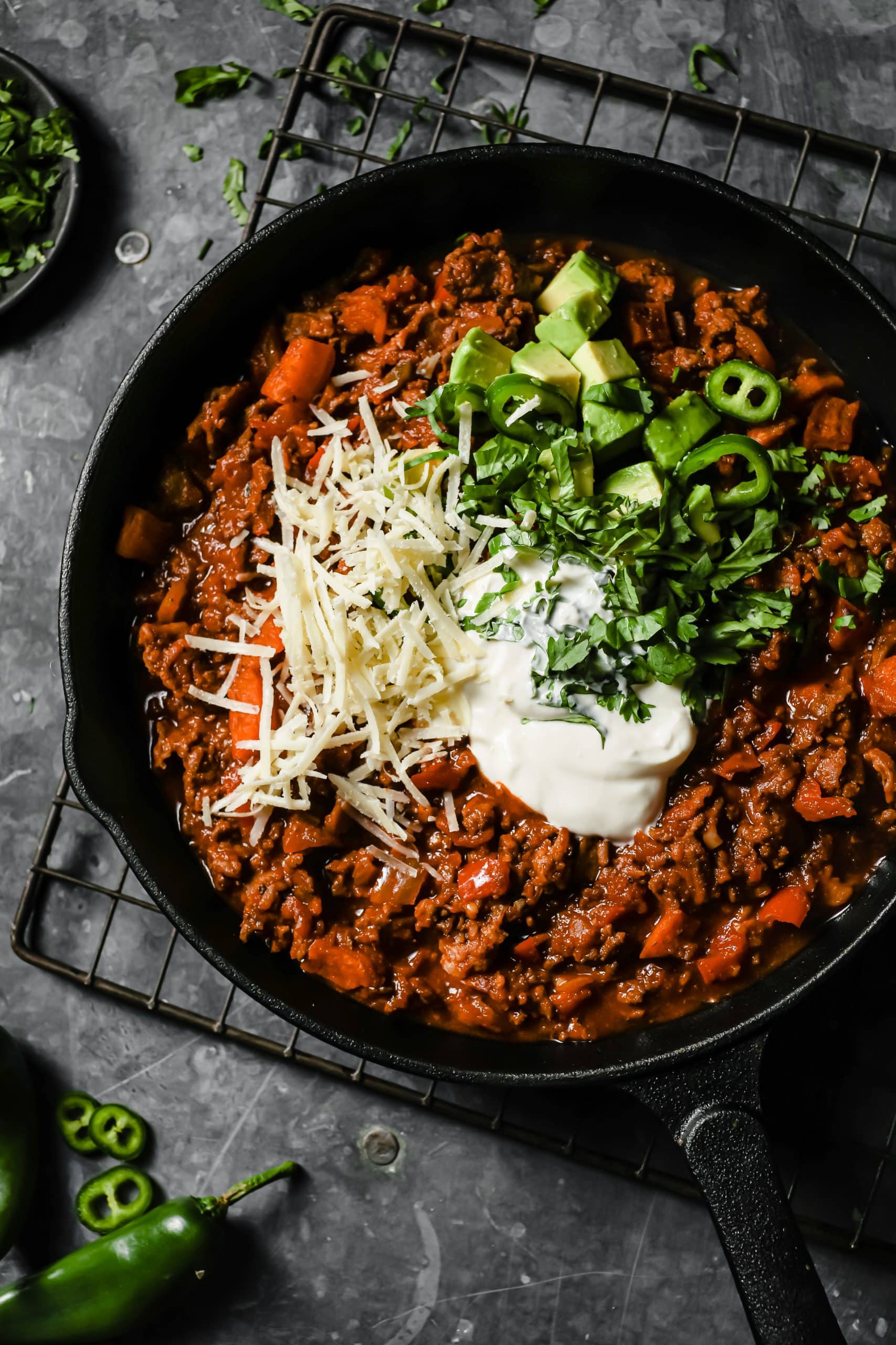 Sugar Free Low Carb Keto Pumpkin Chili from Sugar Free Mom