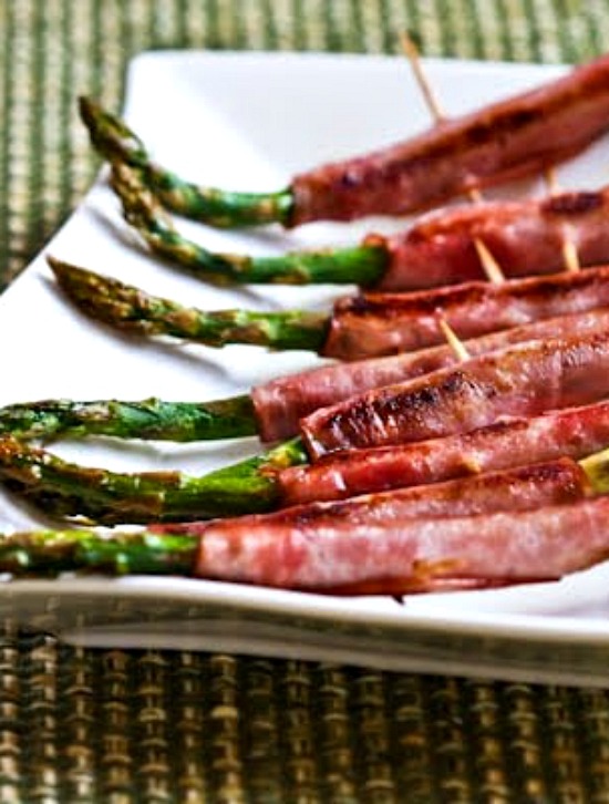 Roasted Asparagus Wrapped in Ham found on 