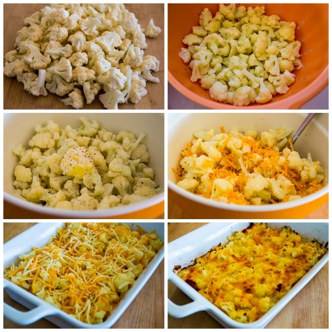 Easy Cheesy Baked Keto Cauliflower found on 