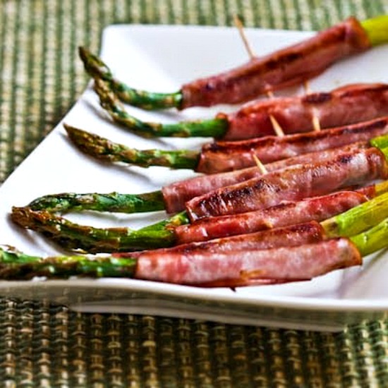 Roasted Asparagus Wrapped in Ham found on 