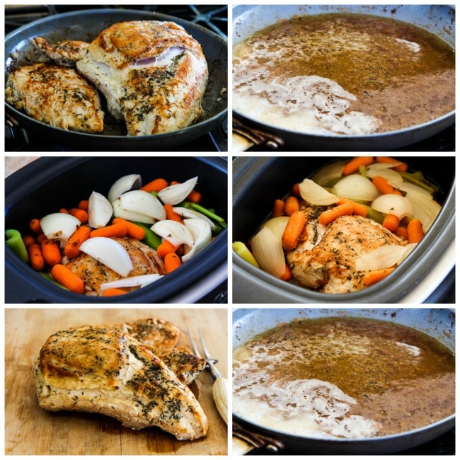 CrockPot or Instant Pot Turkey Breast with Lower-Carb Gluten-Free Gravy found on 