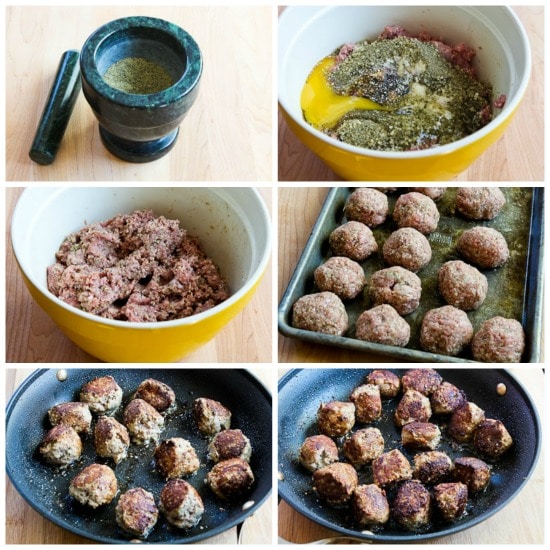 Low-Carb Turkey Meatballs with Romano Cheese and Herbs found on 